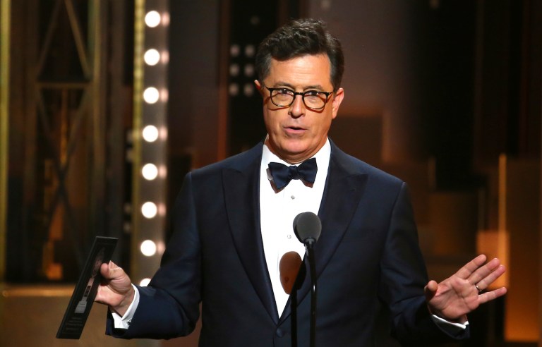 It's the only thing that hasn't leaked in Washington, D.C., the late night host quipped. (Photo by Michael Zorn/Invision/AP)