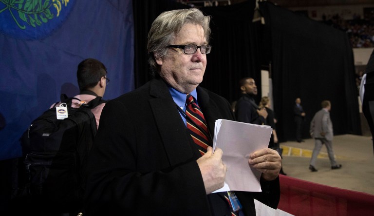 While Bannon was able to claim TPP's scalp, we've thus far avoided a full-scale assault on other trade agreements. (AP Photo/Andrew Harnik)