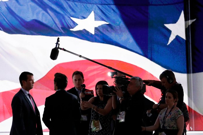 The RNC got 9 hours and 47 minutes in its first three days compared with the DNC's 13 hours and 21 minutes. (AP Photo/J. Scott Applewhite)