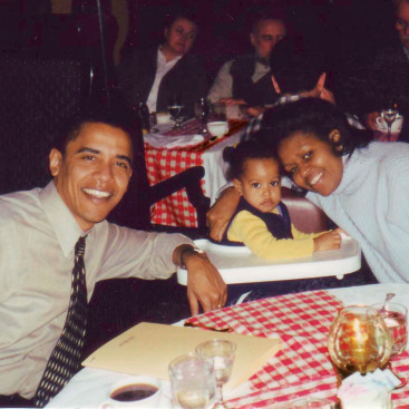 Michelle Obama said her drive for better kid diets came after realizing the family was eating out too much. Photo in Cooking Light magazine.