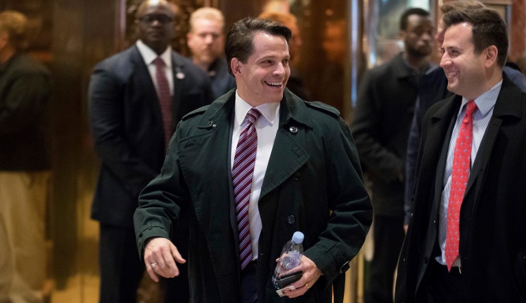 Scaramucci is a big Republican donor who backed Trump in last year's campaign. (AP Photo/Andrew Harnik)
