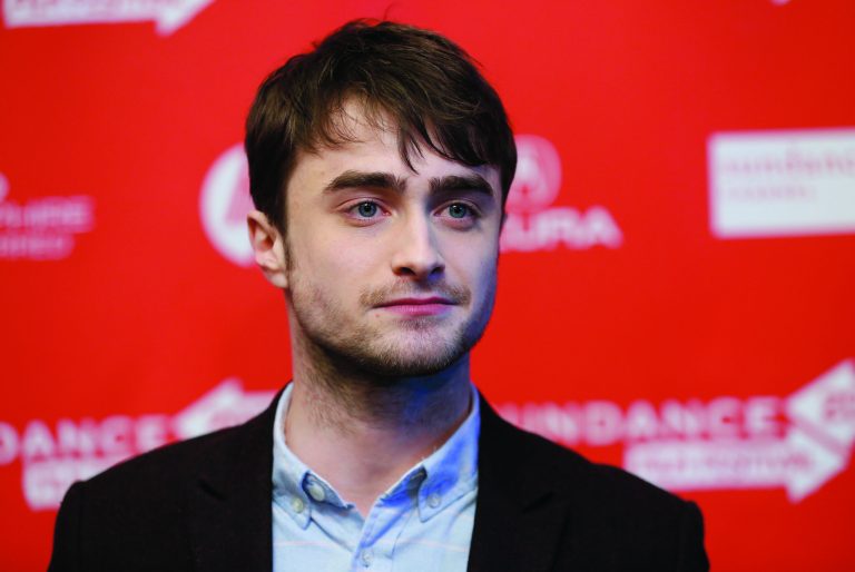 File - Actor Daniel Radcliffe poses at the premiere of 
