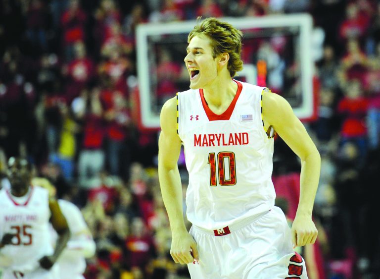 Nick Wass/AP
Freshman Jake Layman hit four of Maryland's season-high 11 3-pointers in a rout of Wake Forest at Comcast Center on Saturday.