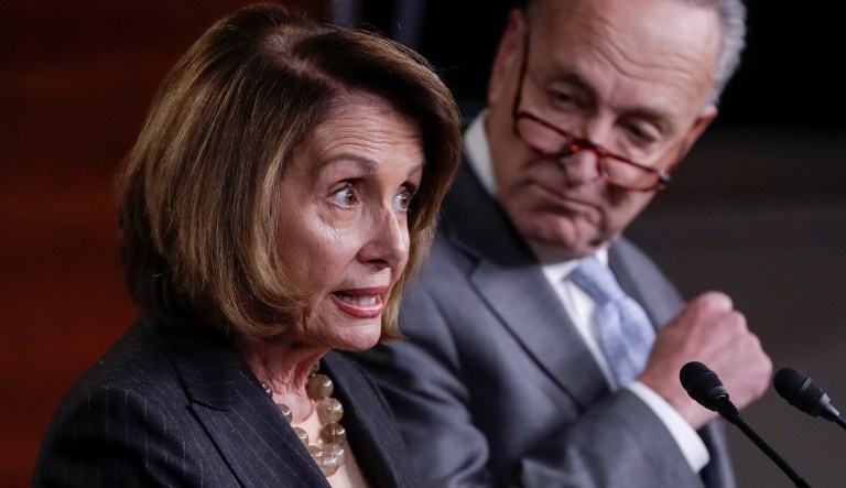 Even after a major Election Day victory in Virginia Tuesday night, congressional Democrats -- led in the House by Nancy Pelosi of California and in the Senate by Chuck Schumer of New York -- still have to plenty to sort out before they attempt the same nationally in elections next year. (AP Photo/J. Scott Applewhite)