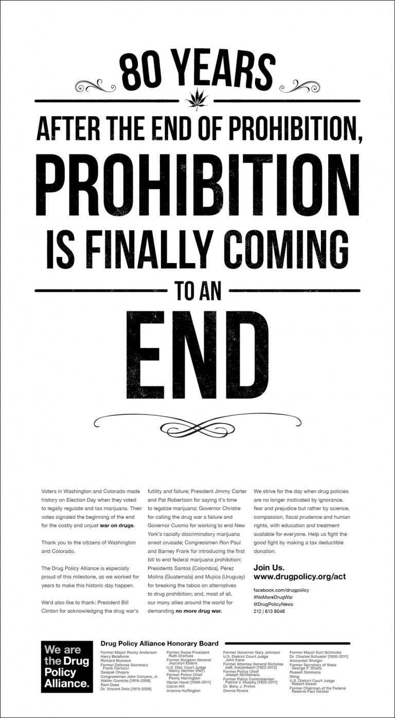 Supporters of legalized marijuana thank Ron Paul, Pat Robertson and Chris Christie for support
