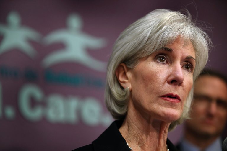 Health and Human Services Secretary Kathleen Sebelius Sebelius shared details on the âkey stepsâ the department is taking to âimprove the consumer experience on HealthCare.gov.â  (Scott Olson/Getty Images)