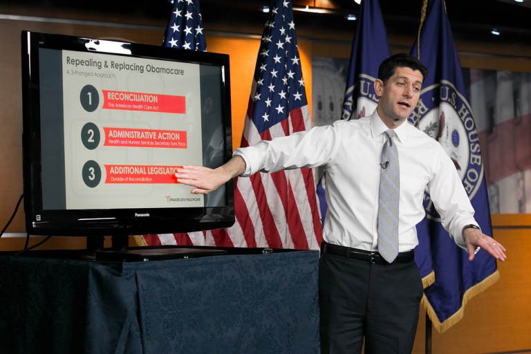 House Republican leaders are resorting to arm-twisting tactics and backroom deals to get the votes they need to pass the American Health Care Act. (Graeme Jennings/Examiner)