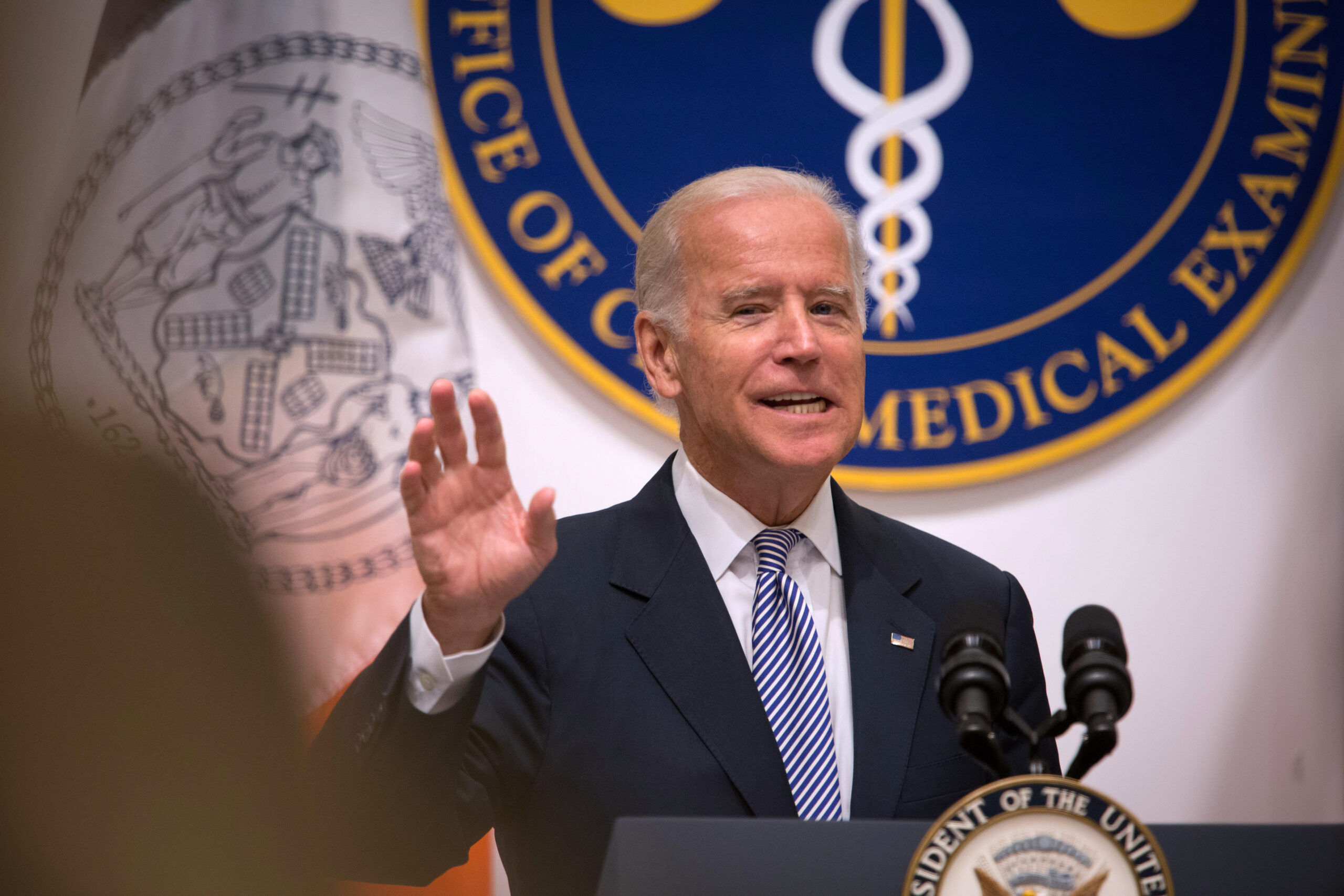 After the laughs, Colbert, Biden share emotional heart-to-heart