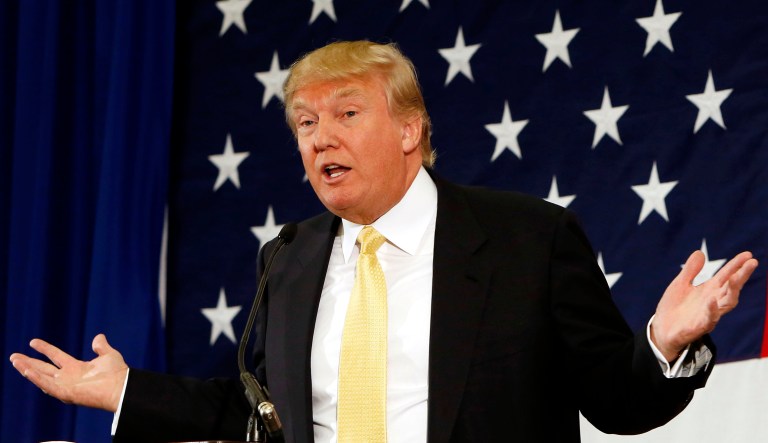 Trump’s picks for anti-terrorism posts at the Treasury faced an awkward situation as they tried to answer questions about whether Trump's revelation of classified information hurt the country. (AP Photo/Jim Cole)