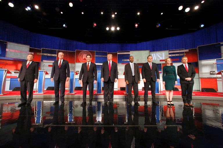 National securityÂ hasÂ already playing an outsized role in the GOP nomination fight, and the events of Friday could elevate Republican voters' existing concerns that the homeland is vulnerable to an attack by Islamic radicals.Â (AP Photo)