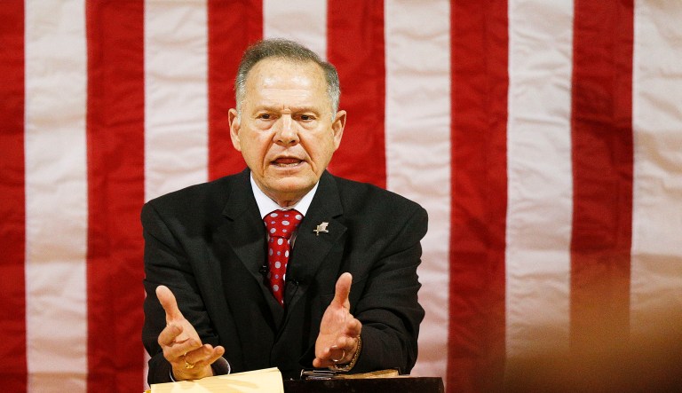 At least nine women have accused Moore of pursuing sexual and romantic relations with them when they were teenagers and he was in his 30s. (AP Photo/Brynn Anderson)