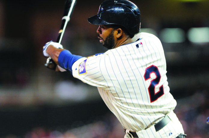 Denard Span, whom the Nationals acquired Thursday to play center field and bat leadoff, hit .283 with 38 doubles for the Twins last season. (Jim Mone/AP)