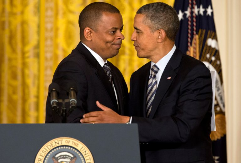  President Obama introduces Charlotte, N.C., Mayor Anthony Foxx as his nominee for secretary of transportation at the East Room of the White House on Monday.