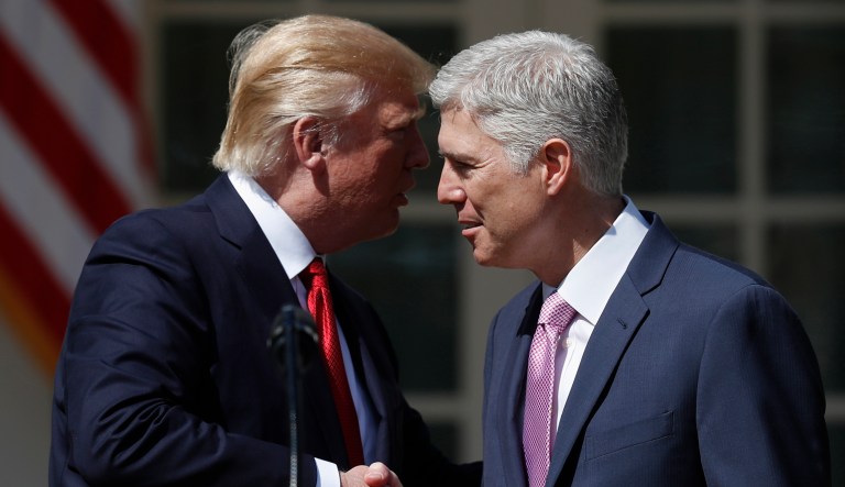 When it came time for a vote, every single Democratic member of the Judiciary Committee ignored that evaluation and voted against Gorsuch's nomination. (AP Photo/Carolyn Kaster)