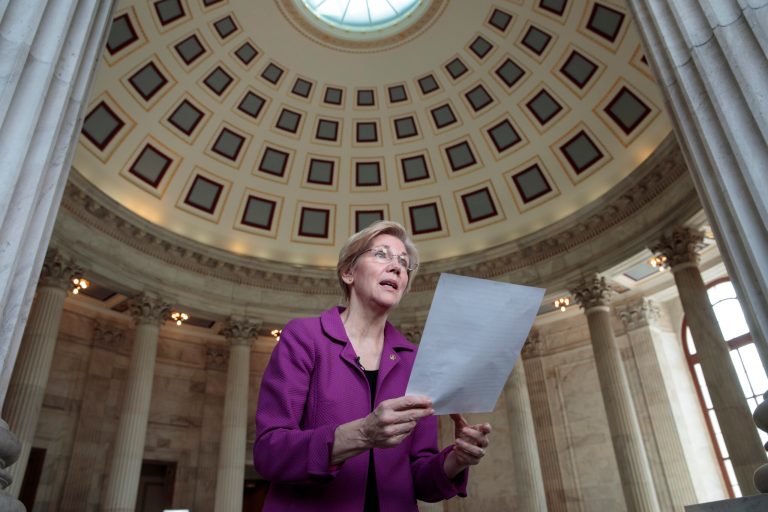 Elizabeth Warren should deliver a memorable performance during Andy Puzder's confirmation hearing for the head of the labor department. (AP Photo/J. Scott Applewhite)