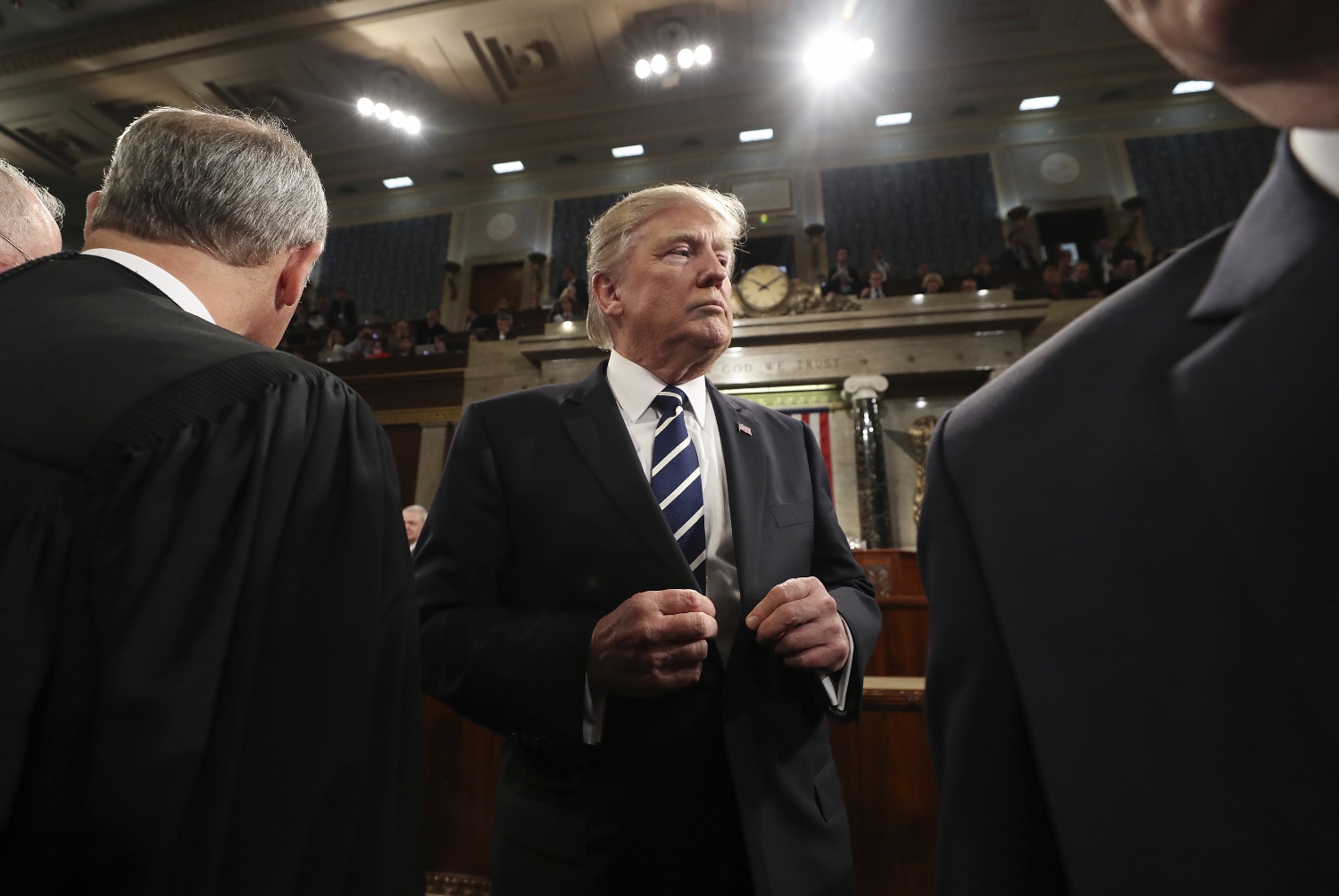 Trump leaves Russia out of the speech