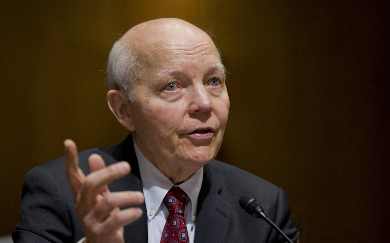 IRS chief asks GOP moderates to save him from impeachment