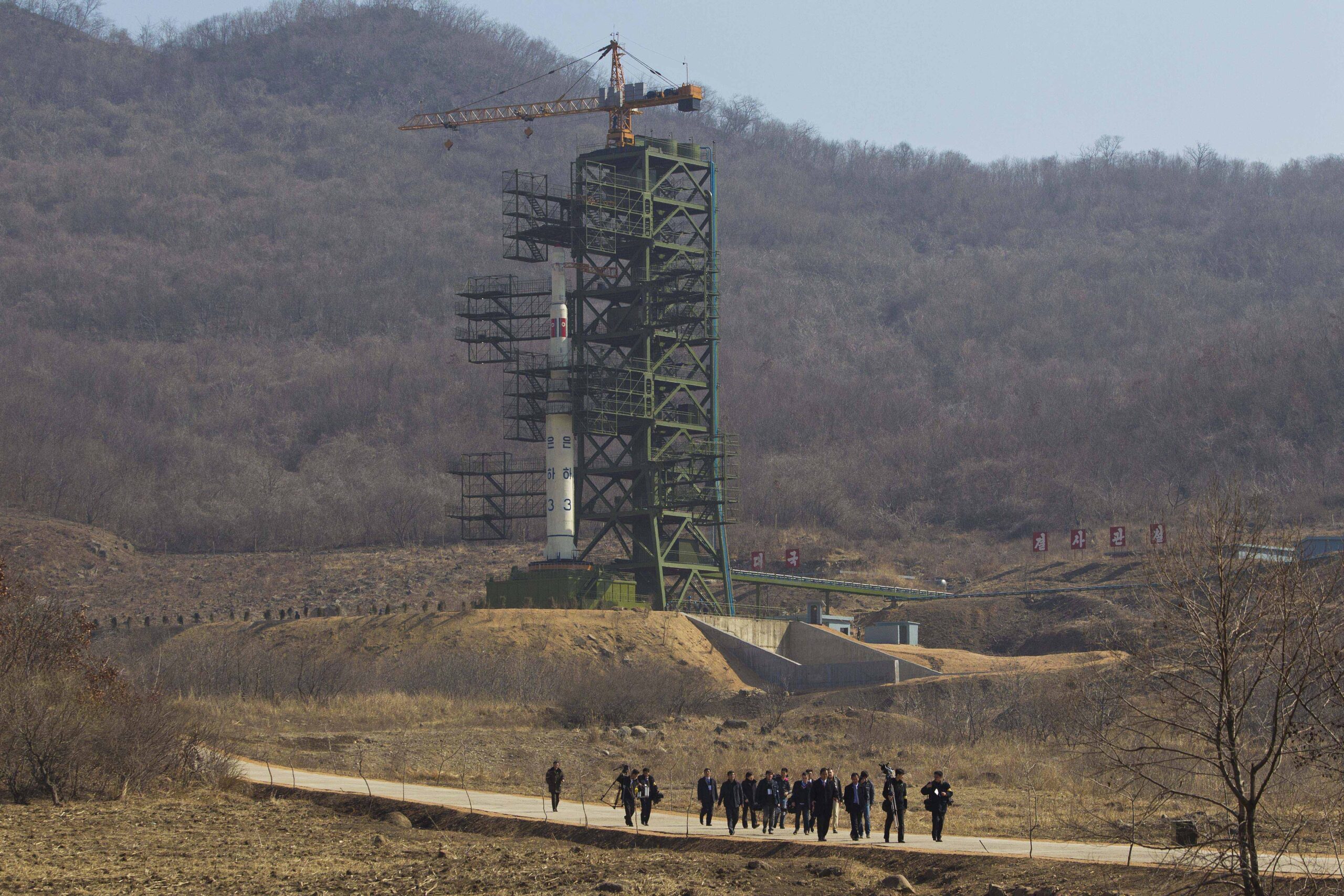 North Korea gears up to launch long-range rocket