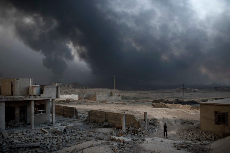 Airstrikes flushed out many of the Islamic State fighters, and presented more targets of opportunity. (AP Photo/Felipe Dana)