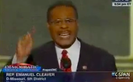 Hope on! A fiery Emanuel Cleaver whips up Democratic party in Charlotte