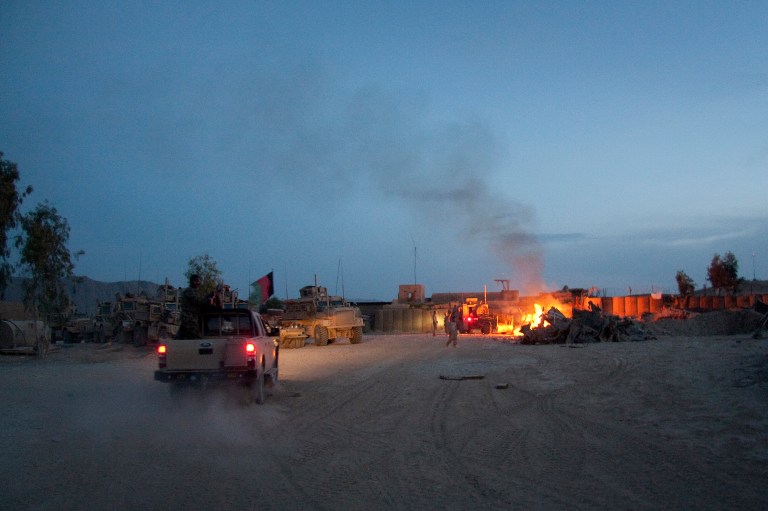 Sheldon Morgan, 36, stationed at Fort Wainwright in Alaska, pleaded guilty to a one-count charge that he participated in bribery and defrauding the U.S. during a deployment in Afghanistan from May 2010 to May 2011. (AP Photo/Simon Klingert)