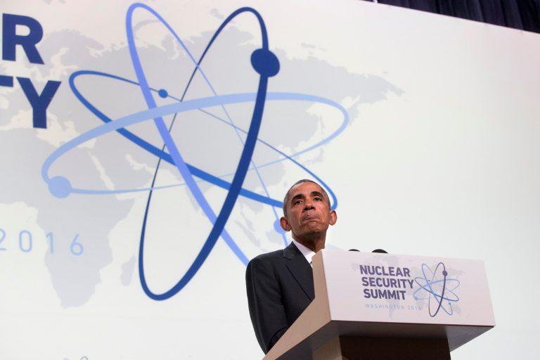 President Barack Obama listens to a question during a news conference at the conclusion of the Nuclear Security Summit in Washington, Friday, April 1, 2016. (AP Photo/Jacquelyn Martin)
