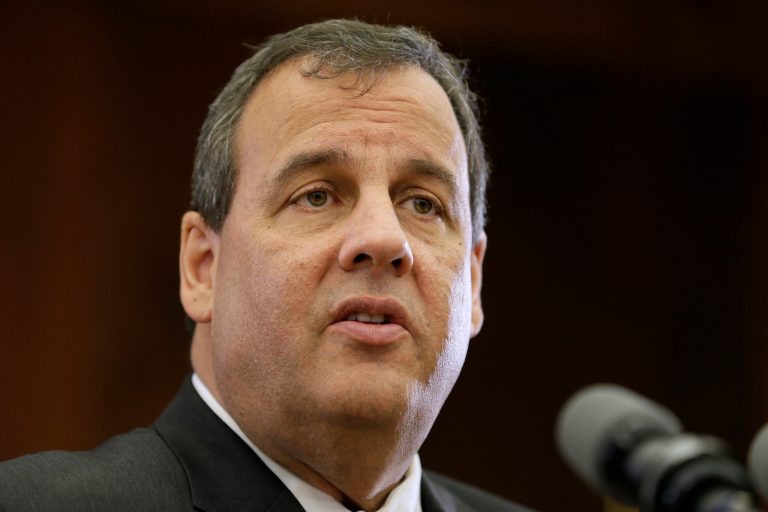 In this June 11, 2015 file photo, New Jersey Gov. Chris Christie speaks about education reform at Iowa State University in Ames, Iowa. (AP Photo/Charlie Neibergall)