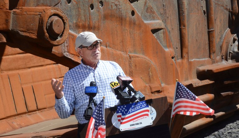 Energy Secretary Rick Perry argued that Hurricanes Harvey, Irma and Maria underscore the need for FERC to act swiftly to approve new rules that would ensure the nation has electricity that can remain functioning during disasters. (Ellen F. O'Connell/Hazleton Standard-Speaker via AP)