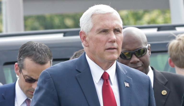 Pence was serving his first term in Congress when terrorists hijacked four planes on 9/11 and carried out attacks on the World Trade Center and the Pentagon. (AP Photo/Arnulfo Franco)