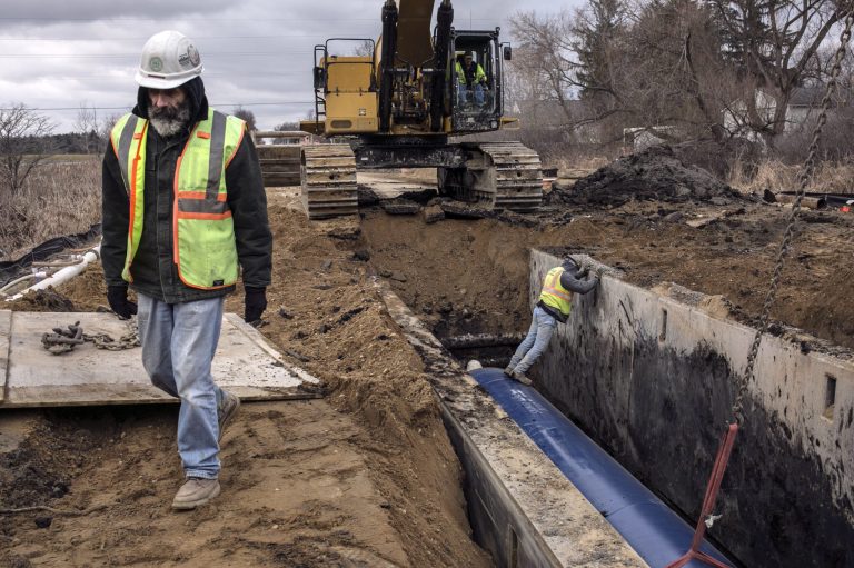The water in the Flint River is so polluted and acidic that it has been corroding lead pipes. (Sean Proctor/The Flint Journal-MLive.com via AP)