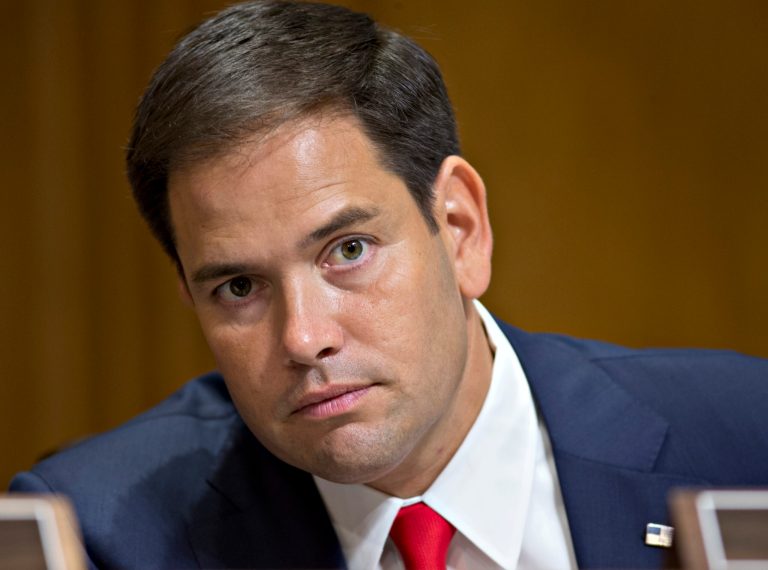 Sen. Marco Rubio, R-Fla., threatened conservatives with a warning that President Obama would unilaterally give all illegal immigrants amnesty if the House does not vote on his bill. (AP/J. Scott Applewhite)