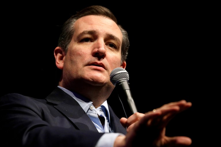 Ted Cruz's new ads paint the Democratic and Republican front-runners for president as out of touch with the American people. (AP Photo/Patrick Semansky)