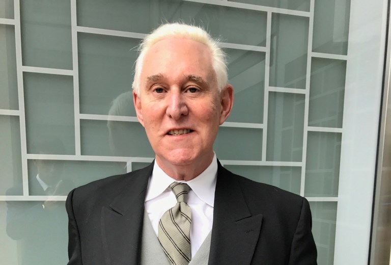 Stone's colorful career is now the subject of a documentary. (Credit: Roger Stone Twitter)