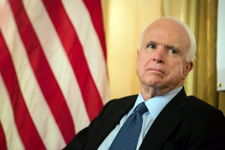 With no national strategy, policymakers have been unable to craft adequate responses on issues such as terrorists' use of encryption technologies, said Sen. John McCain. (AP Photo)