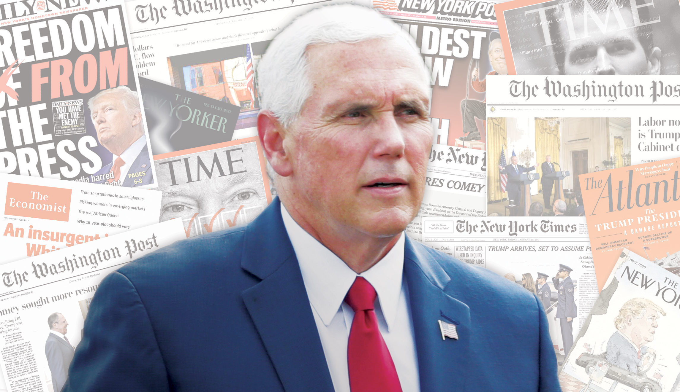Lawmakers enlist Mike Pence to protect reporters from Trump administration