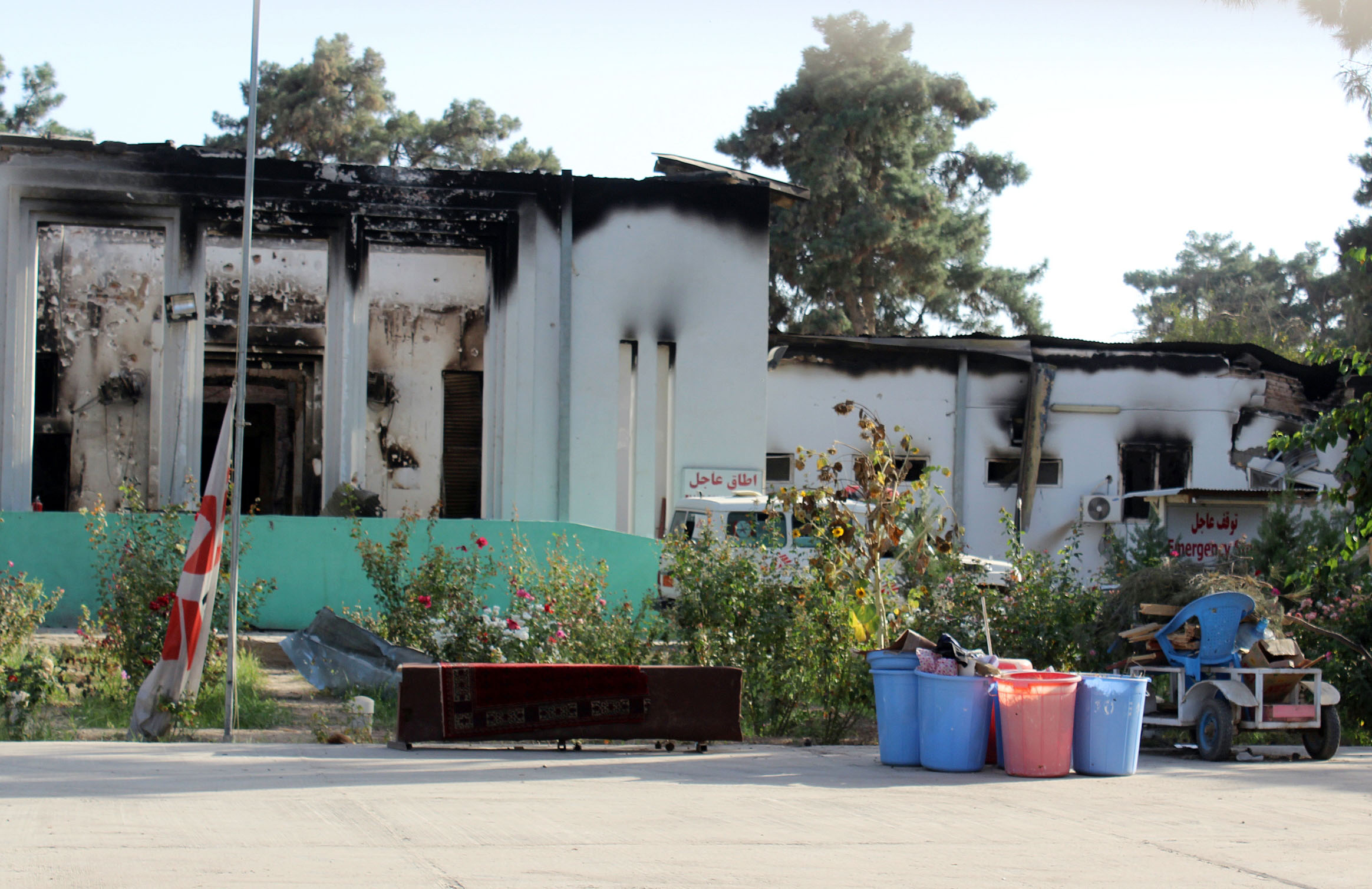 No signs of promised report 1 month after Afghan hospital bombing