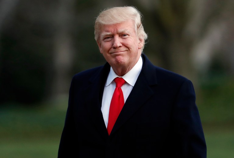 President Trump will meet privately with House Republicans Tuesday, days before lawmakers will take up a GOP bill to repeal and replace Obamacare. (AP Photo/Alex Brandon)