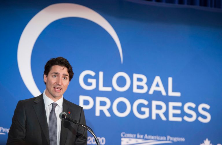 Canada Prime Minister Justin Trudeau said climate change is 