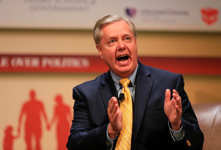 Republican presidential candidate, Sen. Lindsey Graham, R-S.C., said Donald Trump is 