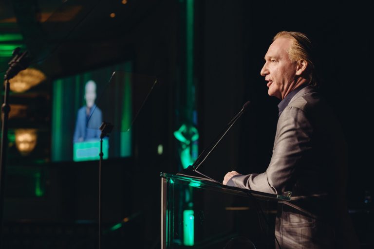 Maher was in the middle of a sit-down interview with Sen. Ben Sasse, R-Neb., when he said the word. (Photo by Casey Curry/Invision/AP)