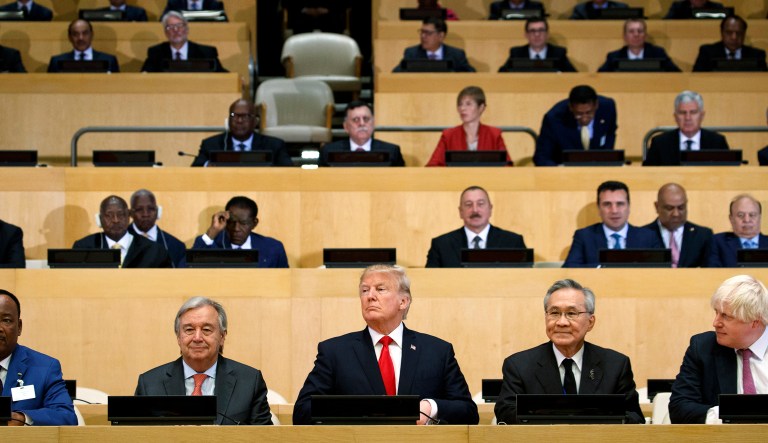 Trump is trying to wield American power to serve American interests, and he knows this requires alliances, friendship, and cooperation. (AP Photo/Evan Vucci)