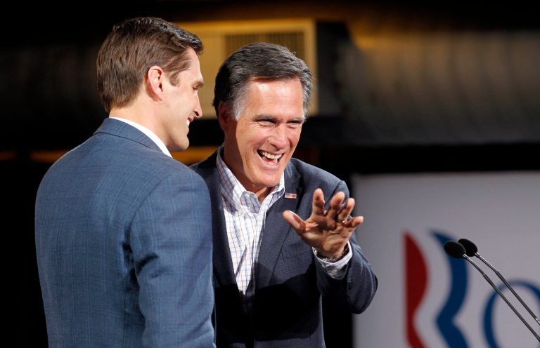 Mitt Romney is moving to Utah to be closer to his son, Josh. (AP Photo/Gerald Herbert)