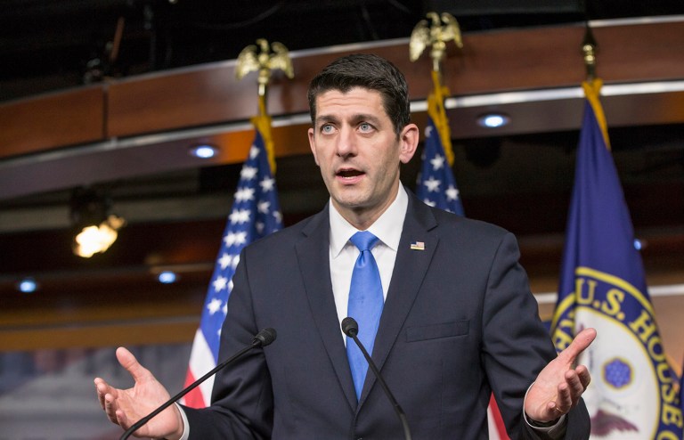A Tax Foundation report highlights the Paul Ryan-led Republican effort to solve the difficult math involved in putting together tax reform meant to lower tax rates while also adding to the debt. (AP Photo/J. Scott Applewhite)