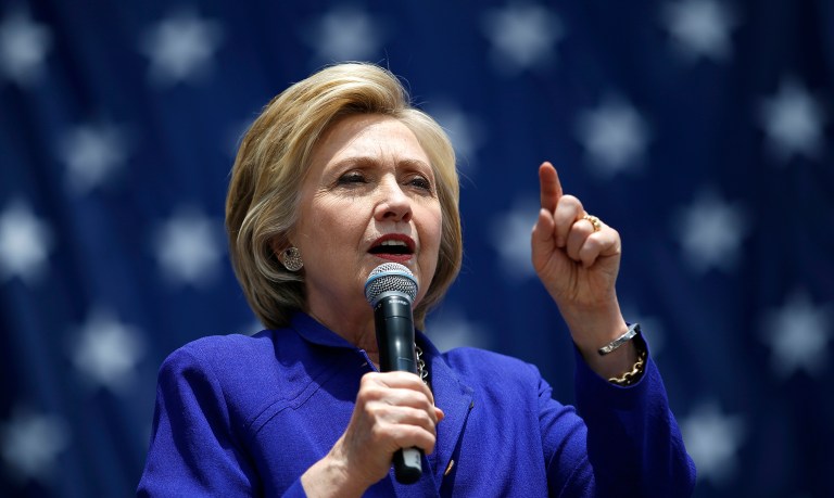 Democratic presidential candidate Hillary Clinton told a crowd in Lynwood, Calif., that by the time Trump is done attacking various groups, including against Muslims and women, there will be no one left that is 