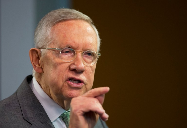 Senate Minority Leader Harry Reid of Nevada wants to protect the Gold Butte area of Nevada by Obama declaring it a national monument. (AP Photo/Manuel Balce Ceneta, File)