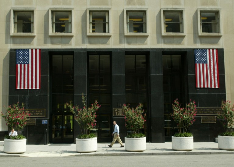 A bill, passed earlier this week by the House, includes a provision that will revive and reform the Export-Import Bank, which lost its charter on June 30 because of conservative GOP opposition. (Chris Kleponis/Bloomberg News.)