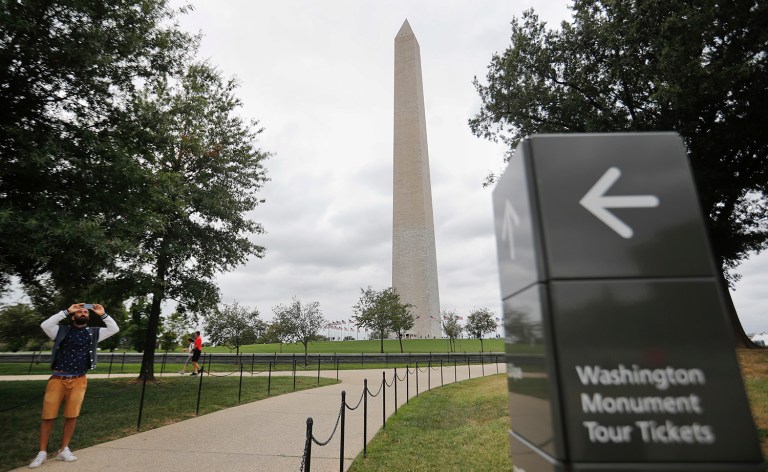 Haris Qamar told the agent he could take photos and videos of famous Washington landmarks, which the Islamic State could use in planning terrorist attacks. (AP Photo)