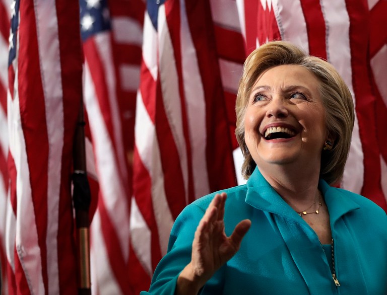 Notably absent from the MSNBC hosts' lineup of questions was any mention of the growing outrage about Hillary Clinton's lack of press conferences. (AP Photo)