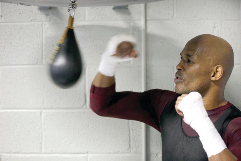 Matt Rourke/AP
Bernard Hopkins, 48, can break his own record as the oldest champion in boxing history when he faces IBF light heavyweight champion Tavoris Cloud on Saturday.