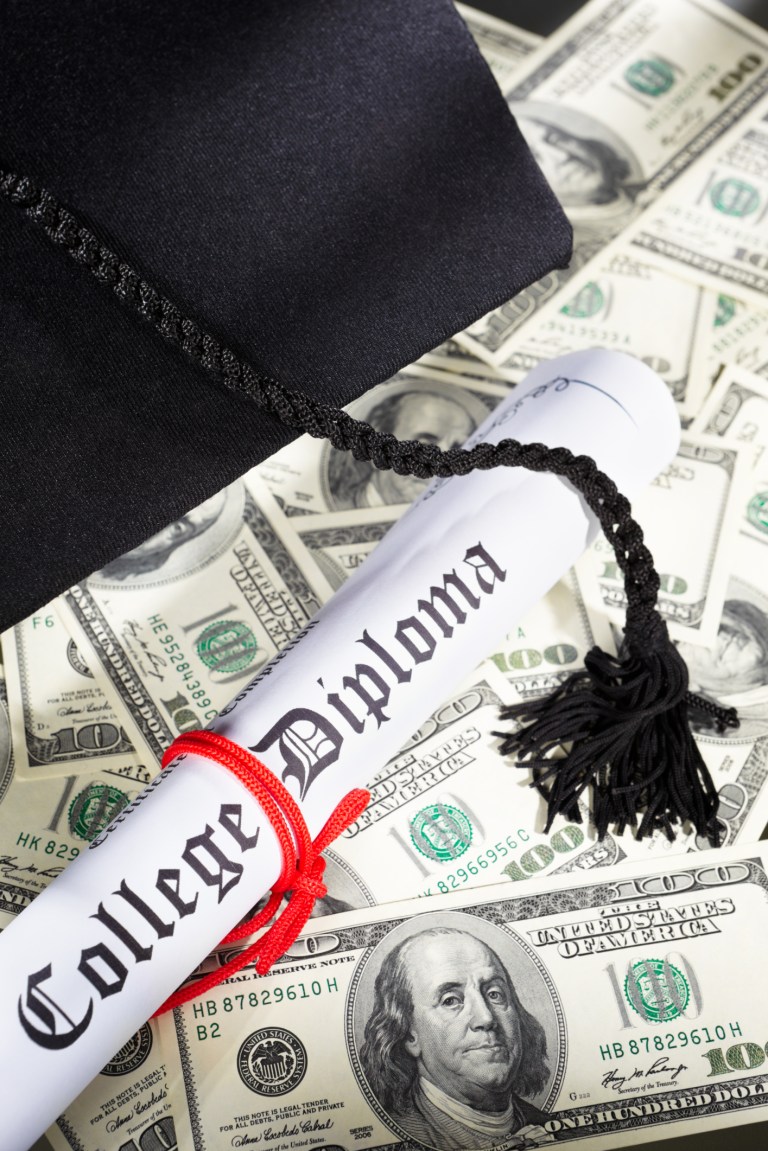 Expensive Education concept